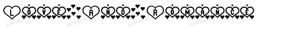 Love And Romance字体转换